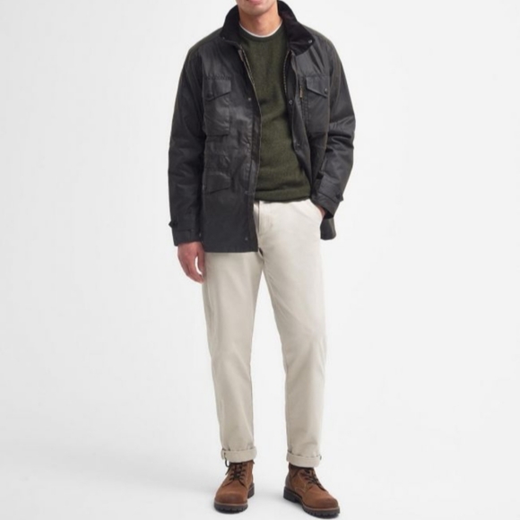 NIB - Rare Brown Barbour Sapper Wax Jacket - Small - brown - NEVER BEEN WORN - Picture 6 of 11